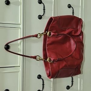 Dolce Vita red leather bag